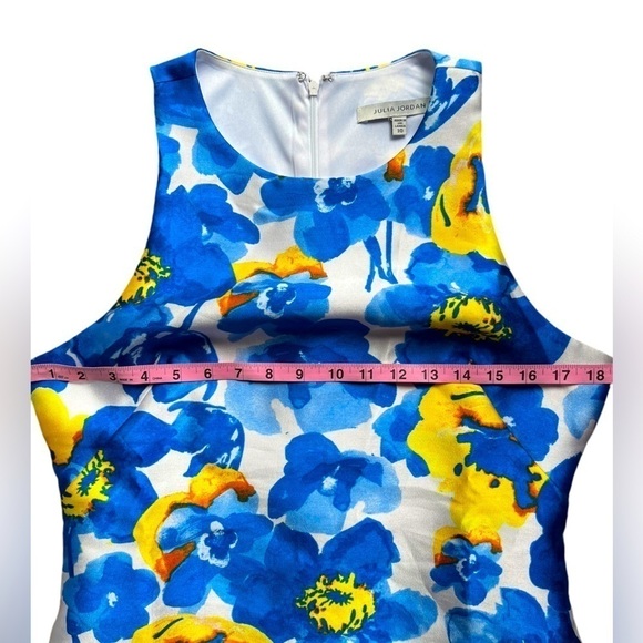JULIA JORDAN Floral Mini Dress with Flounce Hem size 10 - Picture 6 of 9